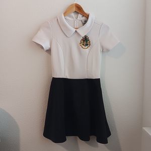 Harry Potter Dress Girls Gryffindor Size S Black And White Costume